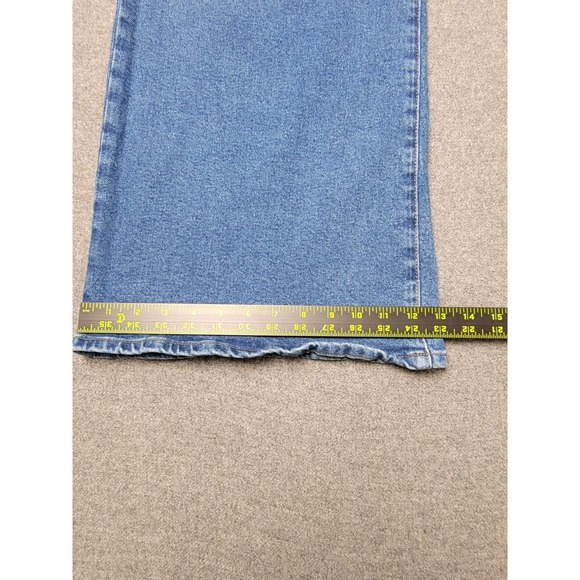 Good American Women's Size 15 Blue High Rise Wide Leg Jeans Classic Denim - Picture 8 of 9